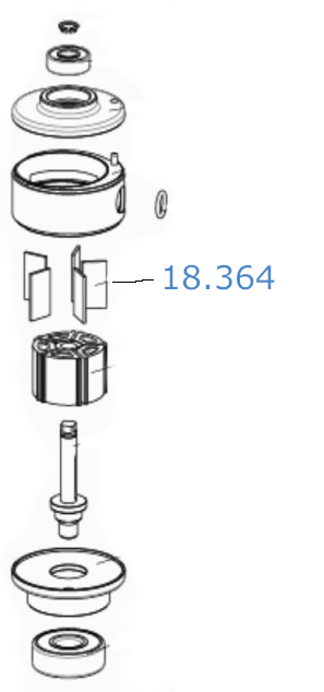 Sæt 10 Lameller Skorpio Iii 145 X 11 X 1992Mm