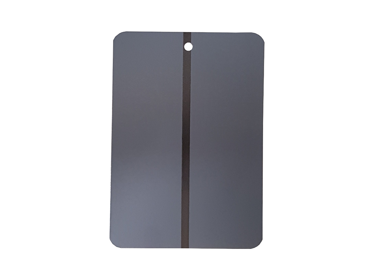 70-770 Cartes D'Essai Pulvérisation Métal Gris Foncé