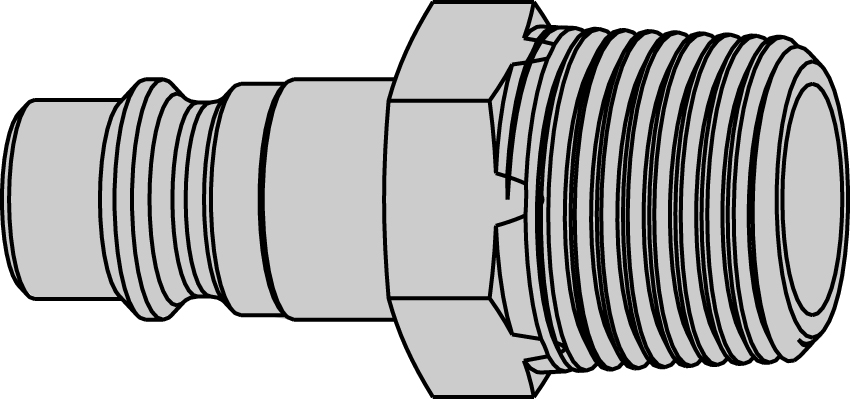 CEJN Nippel Udvendig Gevind 1/4"