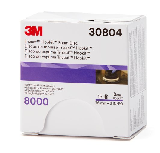 3M Trizact Hookit Foam Disc 75mm P8000