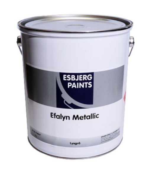 0125 Efalyn Emalje Metallic Grå