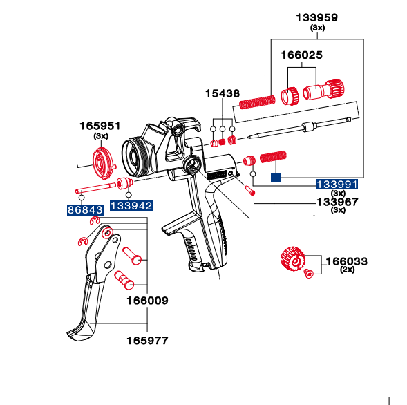 Kit De Réparation 166058 Pour Jet 4000 B
