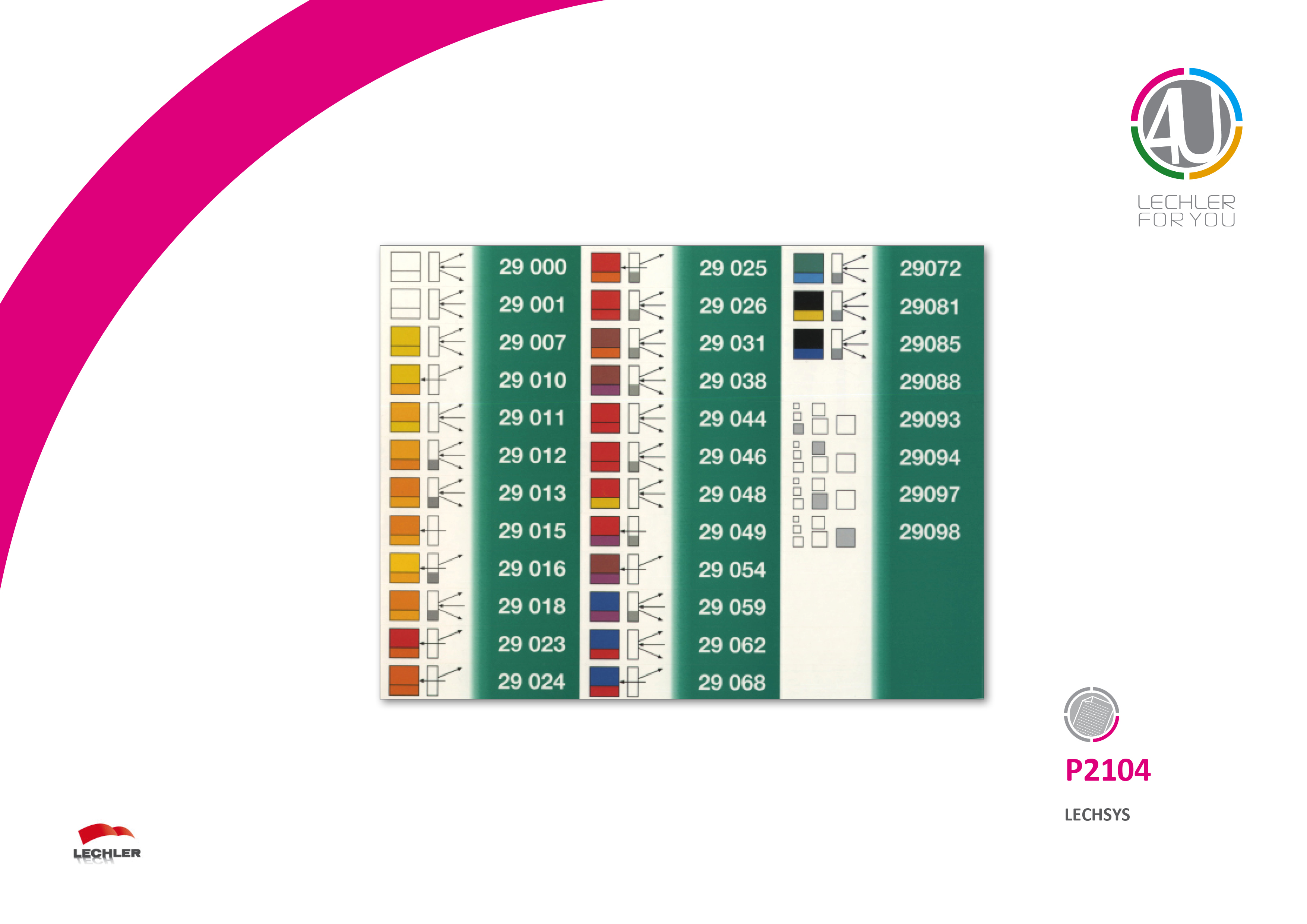 Autocollants P2104 Lechsys Pour Machine De Mélange