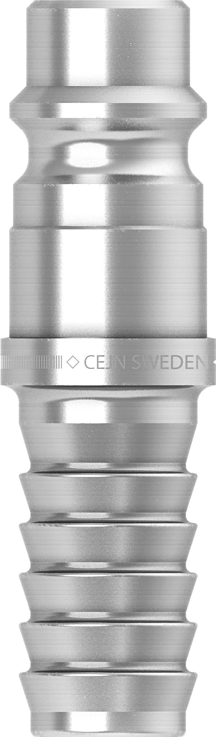 Nippel slangetilslutning 1/4" (6,3 mm), Series 320 eSafe