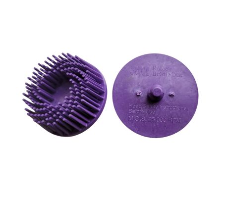 Scotch-Brite Roloc Bristle Rondelle Rd-Zb, P36, Violet, 50 Mm