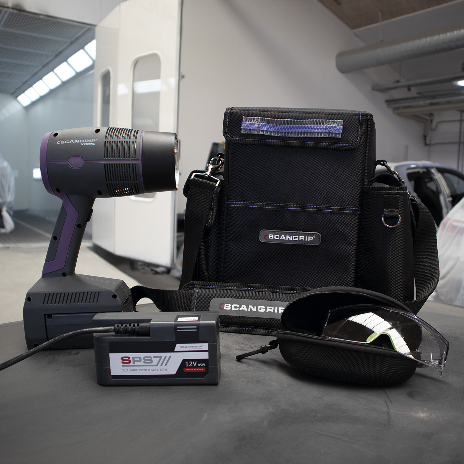 Pistolet Uv Avec Lumière Led, Rechargeable