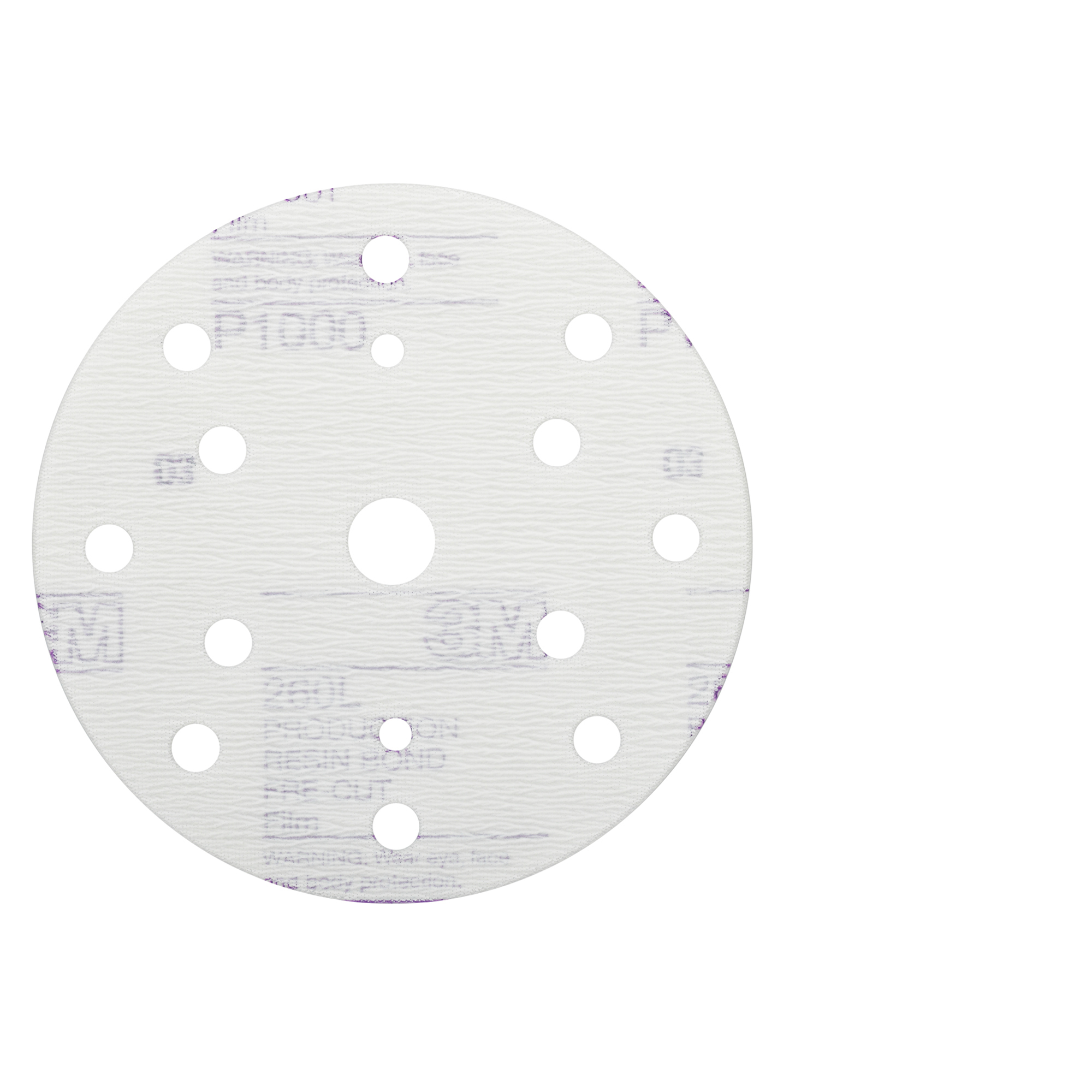 Disque De Finition Violet Hookit 260L+ Avec Dos En Film, 150 Mm, 15 Trous, P600, 51156