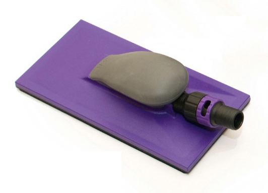 Hookit Purple+ Multihole Handblock 115 x 225 mm