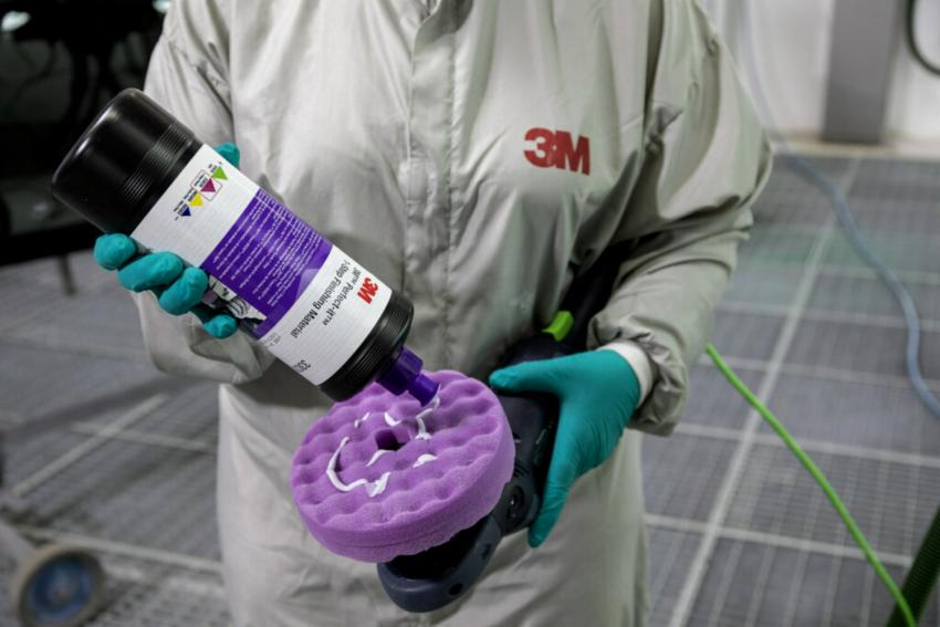 3M Perfect-it Polerrondel, 150 mm, Vaflet, Purple, 33042