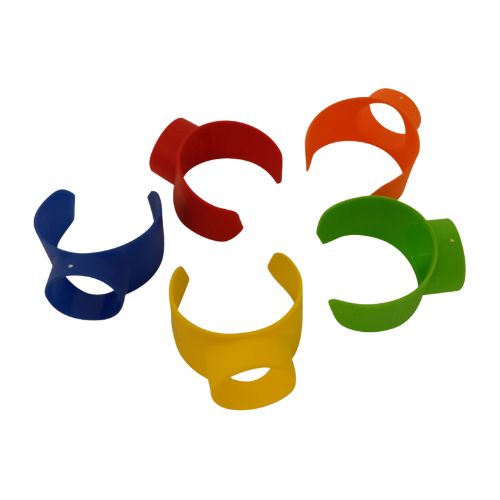 Sæt Af 5 Farvede Coding Rings