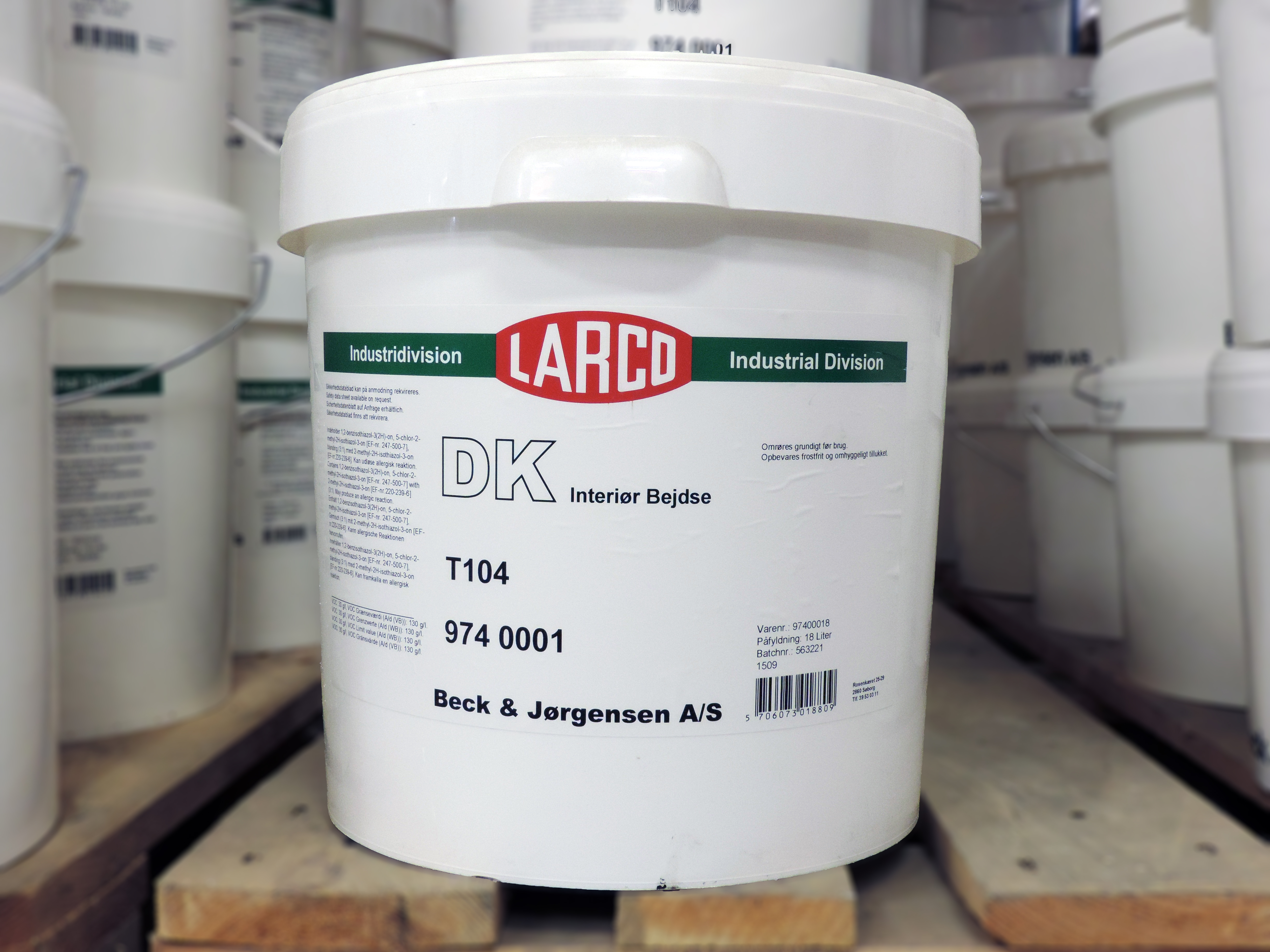 974 Teinture Pour Bois Dk T104 18 L